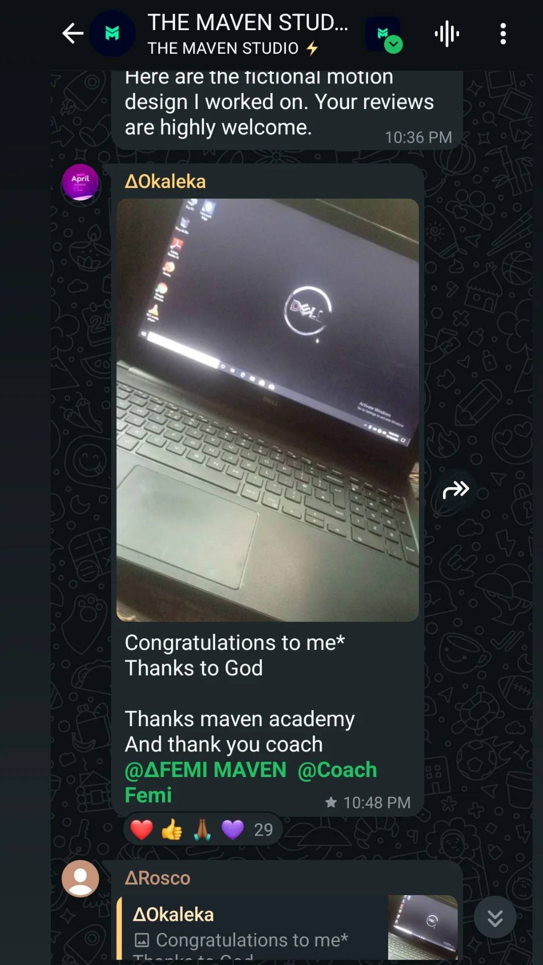 Okaleka result screenshot
